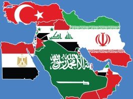 what countries are in the middle east