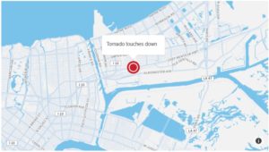 Tornado Touches Down in New Orleans CNN Map