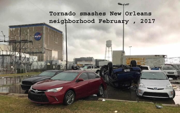 Tornado smashes New Orleans East neighborhood 2017