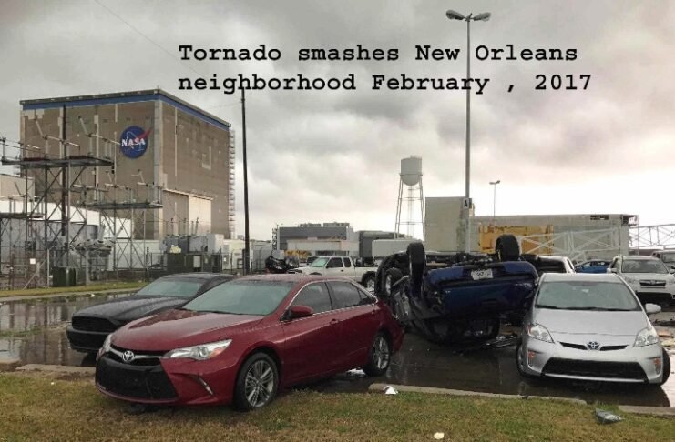 Tornado smashes New Orleans East neighborhood 2017